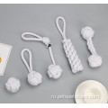 Симпатичная прочная ватная веревка набор интерактивных жевательных игрушек